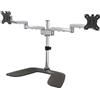 StarTech.com Supporto Doppio Monitor - Snodabile - Acciaio e Alluminio