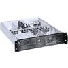 Techly Chassis Industriale da Rack 19'' 2U Nero
