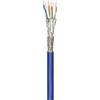 Goobay Matassa S/FTP Cavo Cat.7A+ Rame 500m Rigido PIMF Blu