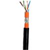 oem - no brand Oem Matassa S/FTP Cavo Cat. 7 Rame per Interno Esterni 250m Rigido Nero