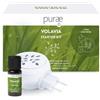 Purae VolaVia - Starter Kit Diffusore Elettrico da Muro + Sinergia Olio Essenziale per Diffusore 10ml