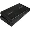 Logilink Box hard disk 3,5 LogiLink USB 3.0/SATA nero ALU o. N [UA0107]