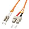 Lindy Cavo in fibra ottica Lindy Duplex LC/SC 1m [46990]