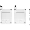 Fractal Staffa supporto SSD Fractal tipo B Acciaio Bianco 2pz [FD-A-BRKT-002]