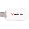 Verbatim Pen Drive 256GB Verbatim Plectra USB-C 3.2 Bianco [30230]