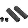 ON BIKE Manopole Lusso Spugna Universali Coppia | Manopole Bici Spugna Ergonomiche Antiscivolo Per Manubrio - Impugnature Comode Con Tappi Copriforo Per City Bike MTB Trekking