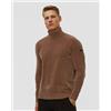 Unity Original Maglione Marrone A Collo Alto Da Uomo Unity Original Popov Cheni