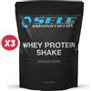 SELF OMNINUTRITION WHEY PROTEIN SHAKE 3 KG Cioccolato e Burro D\'Arachidi