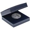 SAFE 7915 - Astuccio Elegante per Monete Fino a Ø 60 mm - Scatola Blu con Inserto in Velluto per Capsule Tipo Caps 49 - Espositore da Collezione