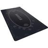 Bullets Playing Cards, Tappetino da poker di design, nero, 200 x 100 cm, per il proprio tavolo da poker, XXL Deluxe, Tappeto da poker, Cuscino da poker …