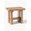 Westwing Collection Sgabello in legno di teak Hugo