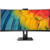 Philips 34B1U5600CH USB Hub curvo Monitor 34 pollici UW-QHD, 120Hz, VA, 4ms GtG, Web cam, Speakers, (3440x1440 HDMI 1x 2.0 DP 1x 1.4) nero