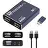 WLXKJY Scheda di acquisizione: Elevate Your Streaming Game with 4K Full HD HDMI USB 3.0 Video Capture Card - Progettato per videocamere, PS4, OBS, PS5, Xbox