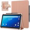 TiMOVO Custodia Universale per Tablet Android 10,1 Pollici, Oro Rosa