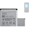 HIGHAKKU Batteria di ricambio BST-38 compatibile con So-ny Ericsson K850i, C902, K770i, K850i, S500i, T303, T650i, W580i, W760i, W902, W980, Z770i