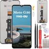 YHX-OU 6.5'' Nero LCD Schermo per Motorola Moto G30 XT2129-2 LCD Display Touch Screen Digitizer Ricambio Assembly con Strumento di Installazione