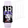 Yiranzix 6 pz TPU Gel Screen Protector per HONOR Band 10 1.57 Protezione trasparente flessibile della pellicola dell'idrogel ultra sottile, sensibile al tocco, riparazione automatica