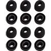 NovemFoal 6 paia di cuscinetti di ricambio compatibili con auricolari Xiaomi Redmi Buds 6 Pro, in silicone, accessori per Redmi Buds 5 Pro/4Pro, S/M/L (nero, M)