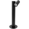 M Ledme - Lampioncino Esterno Serie Urban, attacco GU10, IP44 impermeabile, finitura nero opaco. Adatto per vialetti, sentieri e cortili (lampadina non inclusa)