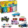 LEGO Classic Veicoli Creativi, Modellini di Auto Colorate da Costruire in Mattoncini, Set con Macchine Giocattolo per Bambini e Bambine, Ragazzi e Ragazze da 5 Anni in su 11036