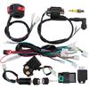GOOFIT Cablaggio Kit accensione Kit Sostituzione per 110cc 125cc ATV Quad Go Kart Buggy