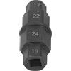 Dioche Strumento esagonale per perno ruota anteriore per motociclette - Chiave di rimozione perno ruota anteriore, 17/19/22/24 mm, design di precisione per motociclette Suzuki