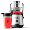 Nutribullet Magic Bullet, spremiagrumi centrifugo in silicone e acciaio inossidabile, 400 W, set da 10 pezzi, 470 ml, colore nero, design compatto e lavabile in lavastoviglie, succo al volo in due