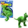 Mattel Disney Pixar Toy Story 5 - Rex il Dinosauro Verde, action figure da 18,5 cm con 8 punti di articolazione, design fedele al film, Mattel, Eta 3+