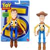 Mattel Disney Pixar Toy Story 5 - Woody, action figure da 23,5cm con 14 punti di articolazione, cappello removibile e design fedele al film,Mttel, Eta 3+