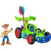 Fisher Price Imaginext Toy Story Woody & RC, Veicolo con personaggio,Fisher Price,Eta 3+