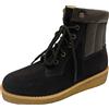 A.P.C. A. P. C. Donna Marrone Scuro Camoscio Allacciate Stivali Caviglia