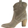 Alberto Fermani Donna Seppia Camoscio Slouchy Chiara Stivali Caviglia