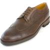 J. Lindeberg J.Lindeberg Uomo Scuro Cioccolato Punta Ala Serbatoio Pelle Scarpe Misura 12