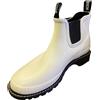 Stutterheim Unisex Bianco Sporco Rusken Gomma Stivali da Pioggia 40 Nwd