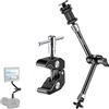 Neewer Super Morsetto Aggiornato & 11" Braccio Magico Articolato a Frizione Regolabile, per Stabilizzatore Rig di Fotocamera, Gadget di Montaggio Extra per Monitor Luci LED Webcam da Max. 2kg - ST20