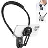 NEEWER Supporto Magnetico da Collo per Action Camera e Telefono, Treppiede da Collo Supporto da Petto Compatibile con GoPro DJI Insta360 iPhone 15 Android, Neck Phone Holder per POV Video Vlog, GP16