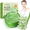 Waymaytecy 30 Paia Patch Occhi, Maschera Occhi di Aloe Vera, Collagene Patch Occhi, Rimuovi Borse e Puffiness, Maschera Per Gli Occhi Idratante All'Acido Ialuronico, Migliora Rughe, Contorno Occhi Idratante