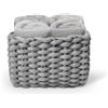 Daunex Set 4 lavette spugna in cotone DAUNEX modello Classic Grigio
