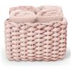 Daunex Set 4 lavette spugna in cotone DAUNEX modello Classic Cipria