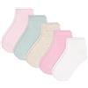 Petit Bateau 5 paia di calzini per bambini in cotone tinta unita