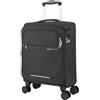 JASLEN - Valigia 55x40x20 Trolley Bagaglio a Mano. Valigie per i Tuoi Viaggi in Cabina. Trolley Bagaglio a Mano. Materiale EVA Polyester Resistente e Super Leggero, Nero