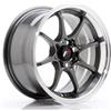 Jr Wheels Un cerchio JR Wheels JR5 15x8 ET28 4x100 Gun Metal con bordo lavorato