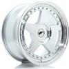 Jr Wheels Un cerchio JR Wheels JR6 17x8 ET20-35 PERSONALIZZATO Silver Machined Face
