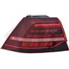 Diederichs Faro posteriore sx GOLF VII 17-20 esterno LED berlina scuro 5G0945207G