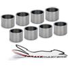 Brakemasters Victory Empulse Tt (Elettrico) 2017 Pinza Freno Anteriore Inox Set Pistone