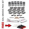 Brakemasters Kawasaki ZX-6R Ninja J1 2000 Pistone Pinza Freno Anteriore Parti Sigillo Kit Set