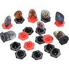 CZYY Basi Standee con Health Tracker e Status Token Slots Confezione da 27 supporti esagonali in plastica compatibili con Gloomhaven e Frosthaven Board Game