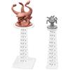 CZYY DND Flying Miniatures Combat Riser (set da 2) in acrilico tagliato al laser da 0 a 3047 m perfetto per dungeons and drons, Warhammer, D&D e giochi di ruolo da tavolo