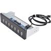 OEM Hub USB in alluminio a 7 porte per computer - per scanner e altoparlanti