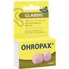 OHROPAX Tappi per le orecchie Classic - Tappi per le orecchie per la protezione da rumore, umidità e vento, realizzati in cera modellabile e avvolgente, comodi e adatti a tutte le orecchie, valore di
